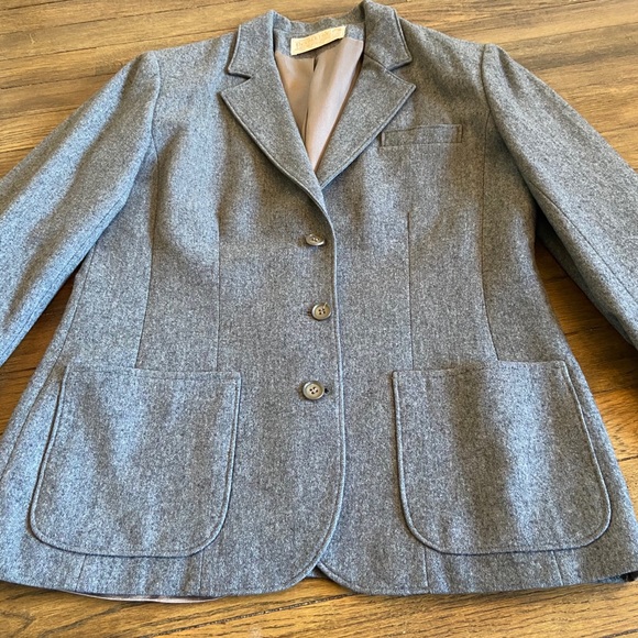 PENDLETON WOMEN'S PATCH POCKET WOOL BLAZER - Picture 7 of 7